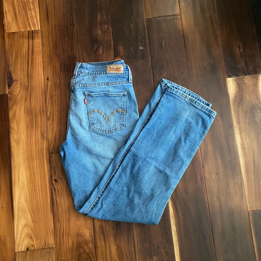 505 Levi Straight Leg Jeans